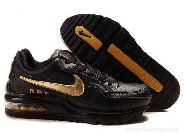 Argent Nike Air Max Ltd Chaussures Noires Dorées 36-46